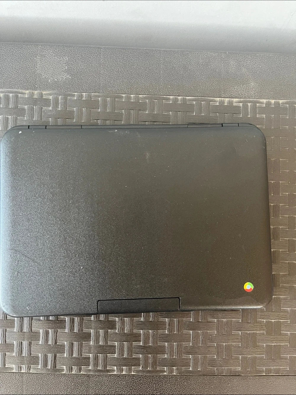 Lenovo Black Chromebook with Multicolor Chrome Badge